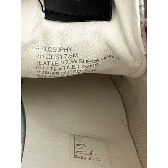 Steve Madden Star Court Philosophy Sneaker Women's Size 7.5 M Textile Cowhide - Picture 11 of 16